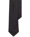 Polo Ralph Lauren Men's Polka-dot Silk Repp Tie In Neutral