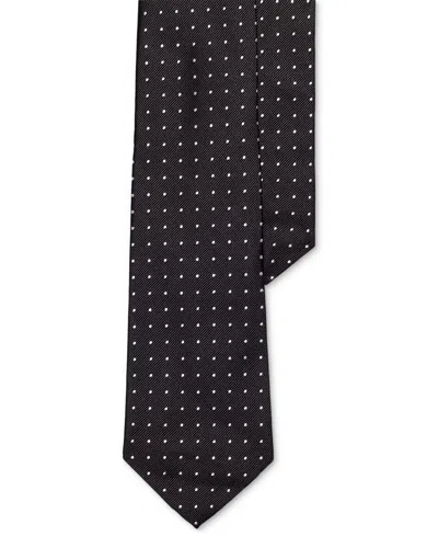 Polo Ralph Lauren Men's Polka-dot Silk Repp Tie In Neutral