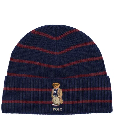 Polo Ralph Lauren Polo Bear Beanie In Blue