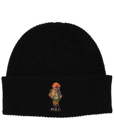 Polo Ralph Lauren Polo Bear Beanie In Black