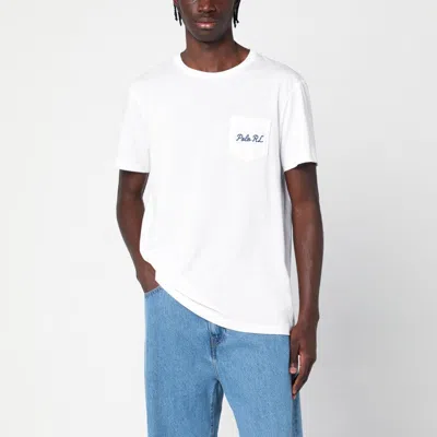Polo Ralph Lauren Men's Polo Bear Custom Slim-fit T-shirt In White