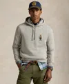 Polo Ralph Lauren Gray Polo Bear Hoodie In Gray