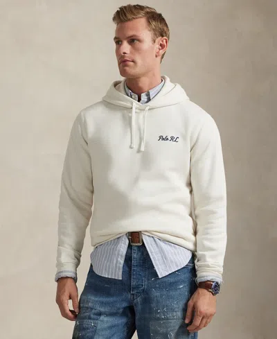 Polo Ralph Lauren Men's Polo Bear Fleece Hoodie Sweatshirt In White