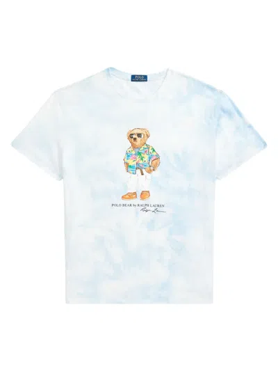 Polo Ralph Lauren Men's Polo Bear Jersey Short-sleeve T-shirt In Riviera Coldwash Beach Club