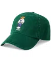 Polo Ralph Lauren Mens New Forest Polo Bear-embroidered Cotton Baseball Cap In Green