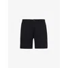 Polo Ralph Lauren Mens Polo Black Brand-embroidered Brushed-twill Stretch-cotton Shorts In Polo Black