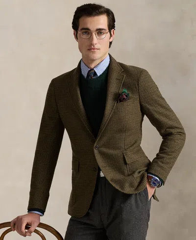 Polo Ralph Lauren Men's Polo Modern Plaid Wool-blend Sport Coat In Green