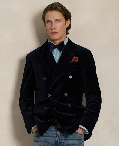 Polo Ralph Lauren Men's Polo Modern Velvet Jacket In Black