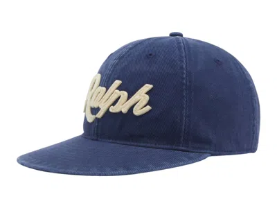 Pre-owned Polo Ralph Lauren Men's  Authentic Baseball Cap In Newport Navy Blue
