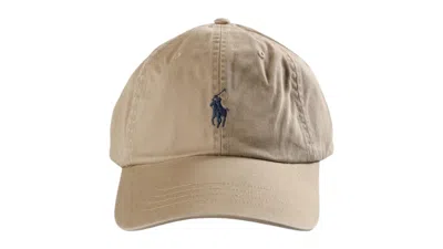 Pre-owned Polo Ralph Lauren Men's  Chino Sport Cap In Coastal Beige In Sand