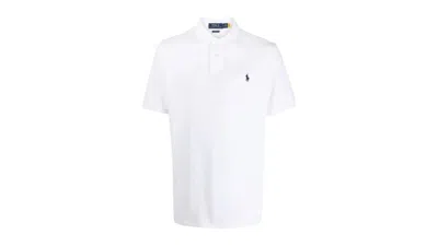 Pre-owned Polo Ralph Lauren Men's  Classic Fit Short Sleeve Mesh Polo In White