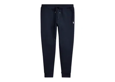 Pre-owned Polo Ralph Lauren Men's  Double Knit Jogger Pants In Aviator Navy Blue