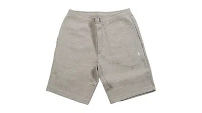 Pre-owned Polo Ralph Lauren Men's  Double Knit Tech Athletic Shorts In Dark Sport Heather In Gray