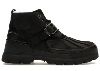Pre-owned Polo Ralph Lauren Men's  Oslo Low Boot Sneakers In Black