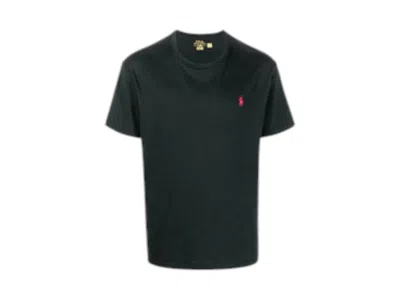 Pre-owned Polo Ralph Lauren Men's  Short Sleeve Crewneck Sweat-shirt Classic Fit T-shirt In Black