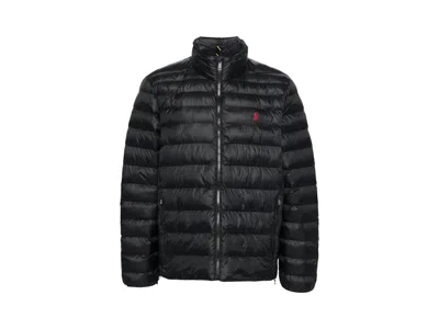 Pre-owned Polo Ralph Lauren Men's  Terra Insulated Bomber Jacket In Black