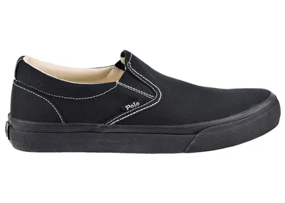 Pre-owned Polo Ralph Lauren Men's  Thompson Skvlc Sneakers In Black