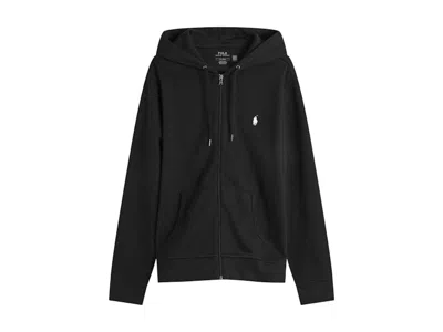 Pre-owned Polo Ralph Lauren Men's Polo Shirt Ralph Lauren Double Knit Tech Zip Hoodie In Polo Shirt Black