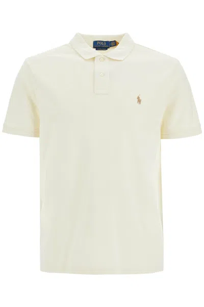 Polo Ralph Lauren Polo Shirt With Embroidered Pony In White