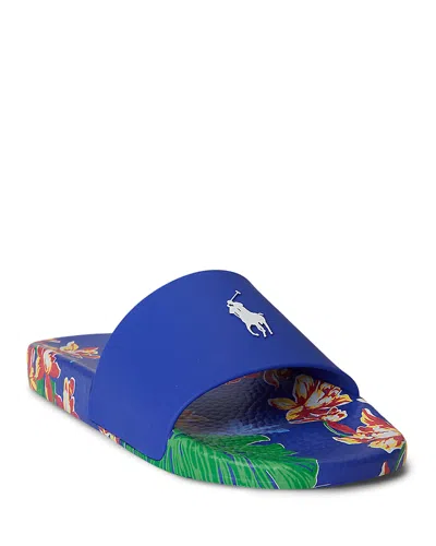 Polo Ralph Lauren Men's Polo Slides In Blue