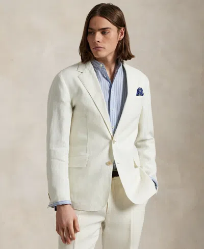 Polo Ralph Lauren Men's Polo Soft Modern Linen Suit Jacket In Cream