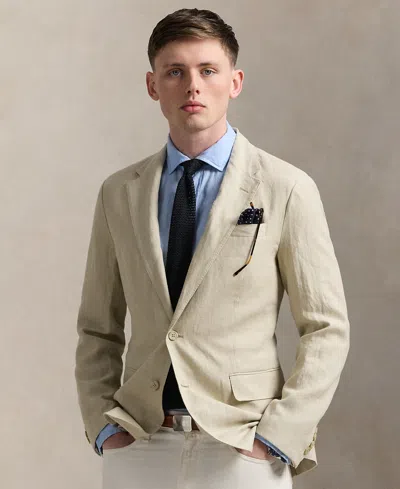 Polo Ralph Lauren Men's Polo Soft Modern Linen Suit Jacket In Tan