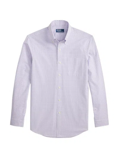 Polo Ralph Lauren Men's Poplin Button-up Sport Shirt In Purple