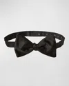 Polo Ralph Lauren Men's Pre-tied Silk Bow Tie In Black
