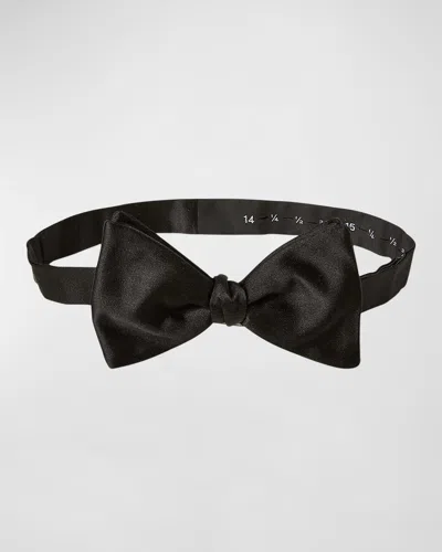 Polo Ralph Lauren Men's Pre-tied Silk Bow Tie In Black