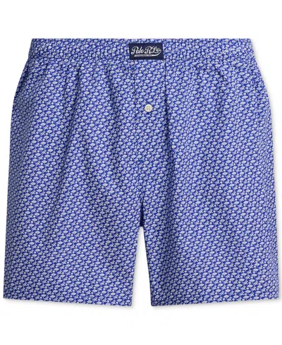 Polo Ralph Lauren Men's Printed Woven Boxers In Summer Beach Print