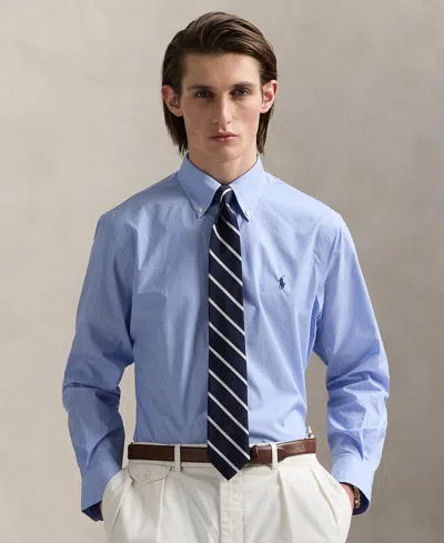 Polo Ralph Lauren Men's Purepress Cotton Oxford Shirt In Blue
