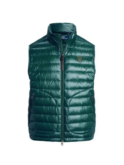 Polo Ralph Lauren Men's Quilted Down Vest In Green