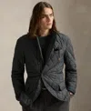 Polo Ralph Lauren Beaton Quilted Water-repellant Sport Coat Jacket In Black