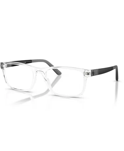 Polo Ralph Lauren Men's Rectangle Eyeglasses, Ph2212 In Metallic