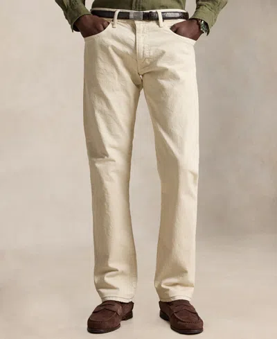 Polo Ralph Lauren Men's Regular Rise Straight-fit Jeans In White