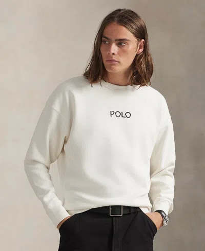Polo Ralph Lauren Men's Relaxed Fit Sweatshirt In White