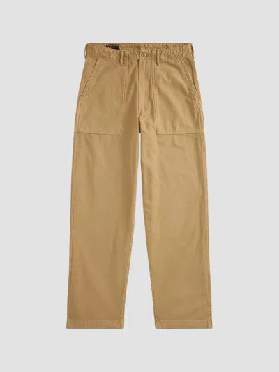 Polo Ralph Lauren Relaxed Fit Reverse-sateen Utility Pant In Camel In Brown
