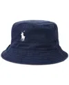 Polo Ralph Lauren Men's Reversible Cotton & Linen Bucket Hat In Newport Navy,indigo