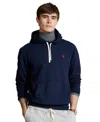 Polo Ralph Lauren Zip-up Hooded Sweatshirt In Cotton-polyester Blend In Blue