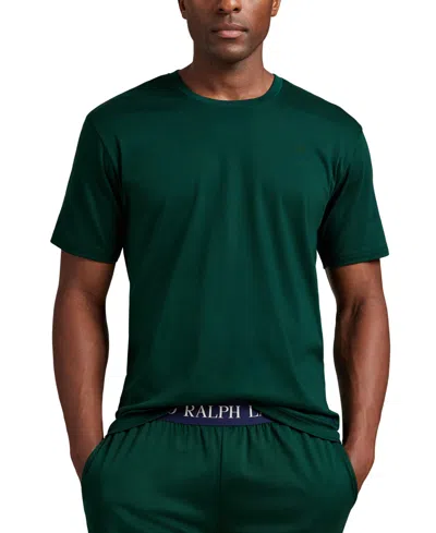 Polo Ralph Lauren Mercerized Cotton Sleep T-shirt In Green