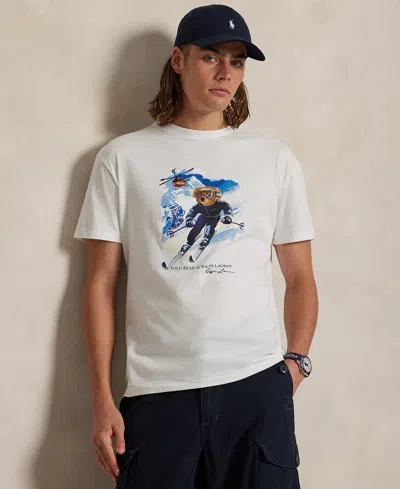 Polo Ralph Lauren Men's Short Sleeve Polo Bear T-shirt In White