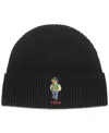 Polo Ralph Lauren Men's Signature Varsity Bear Beanie In Polo Black