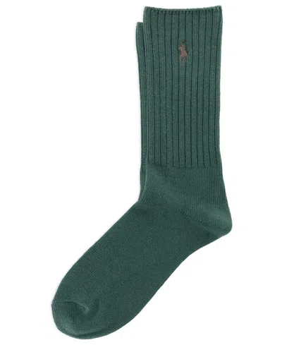 Polo Ralph Lauren Men's Single Classic Crew Socks In Green