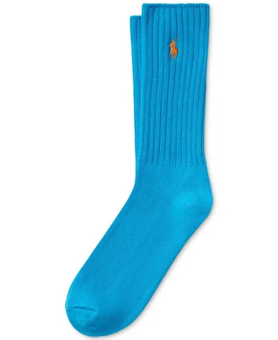 Polo Ralph Lauren Men's Single Classic Crew Socks In Blue