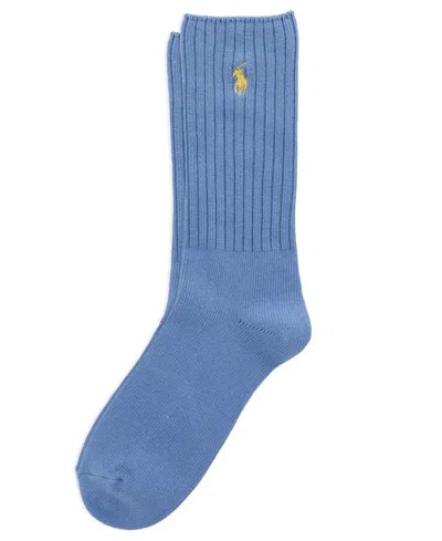 Polo Ralph Lauren Men's Single Classic Crew Socks In Blue