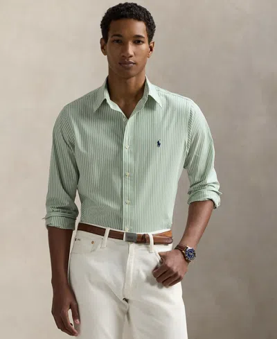 POLO RALPH LAUREN MEN'S SLIM-FIT GINGHAM STRETCH POPLIN SHIRT