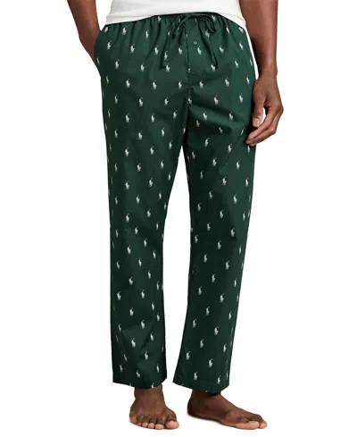 Polo Ralph Lauren Men's Slim Fit Pajama Pants In Green