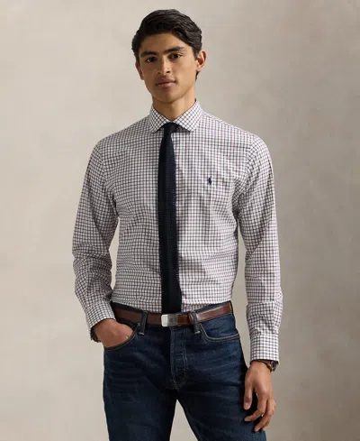 Polo Ralph Lauren Men's Slim-fit Stretch Poplin Shirt In Neutral