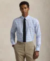 Polo Ralph Lauren Men's Slim-fit Stretch Poplin Shirt In Blue,pink