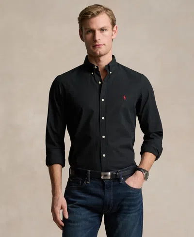 POLO RALPH LAUREN MEN'S SLIM-FIT STRETCH POPLIN SHIRT